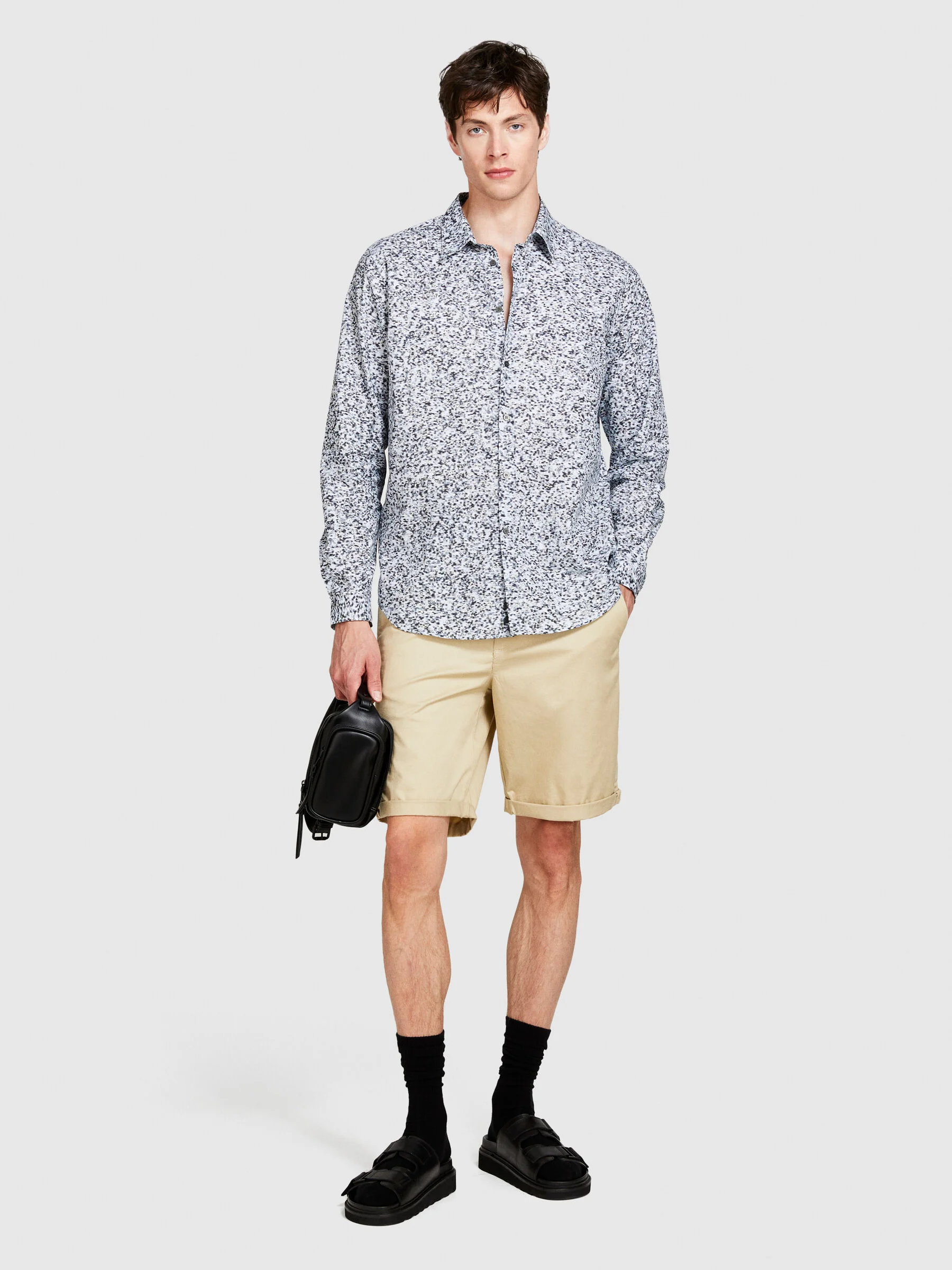 SISLEY Quần Ngắn Nam Men Shorts