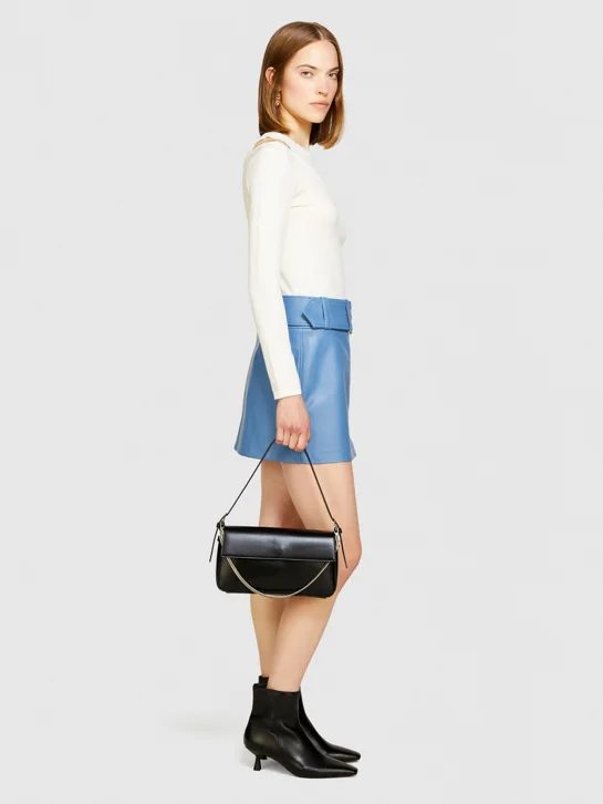SISLEY Chân Váy Nữ Mini Skirt With Maxi Belt
