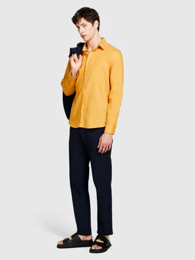 SISLEY Áo Sơ Mi Dài Tay Nam Men Shirt