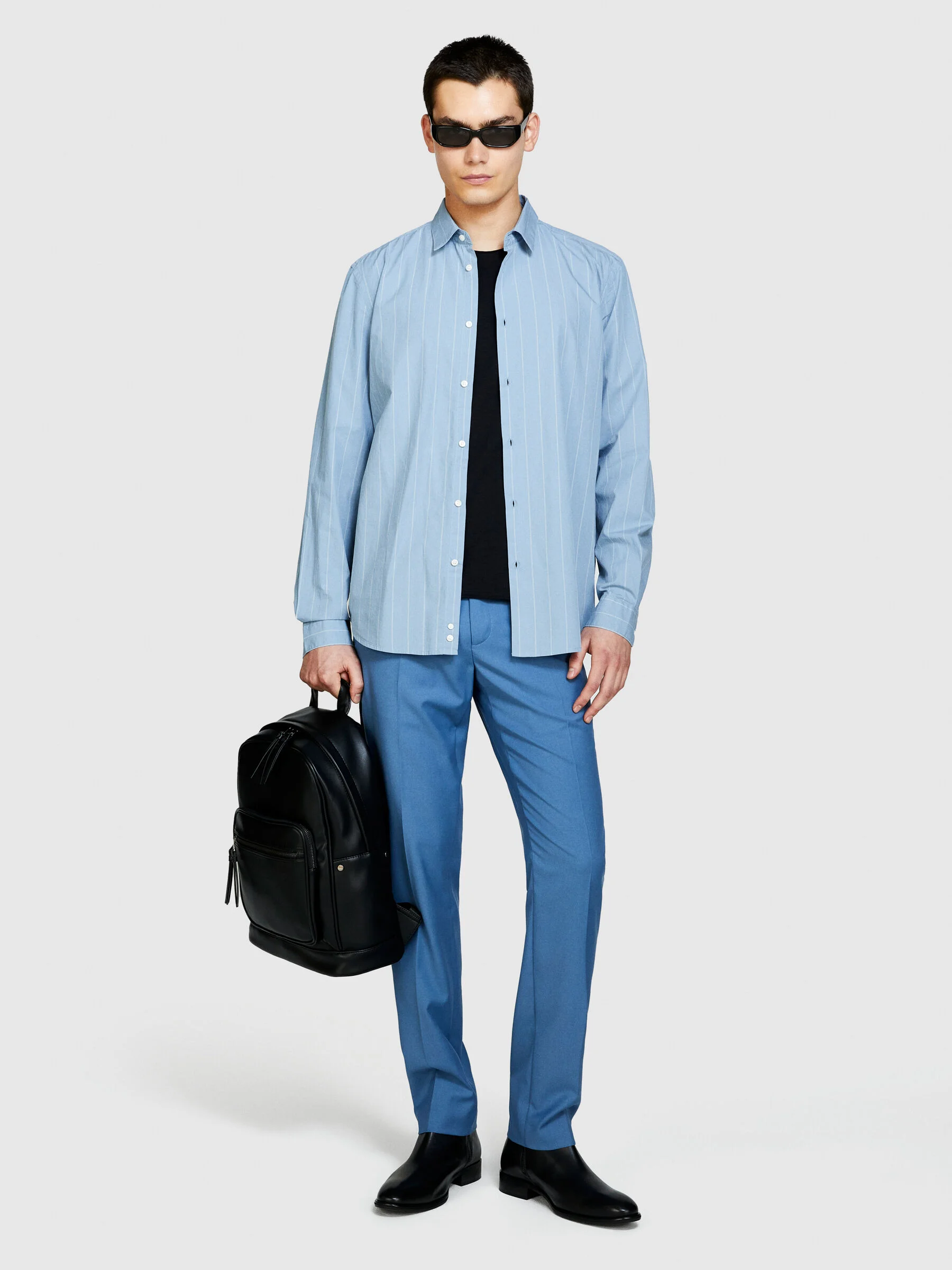 SISLEY Áo Sơ Mi Nam Striped Shirt