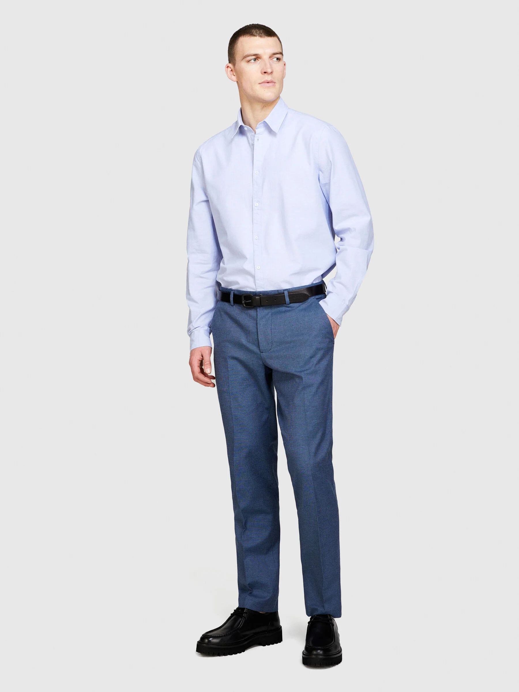 SISLEY Áo Sơ Mi Nam Oxford Shirt