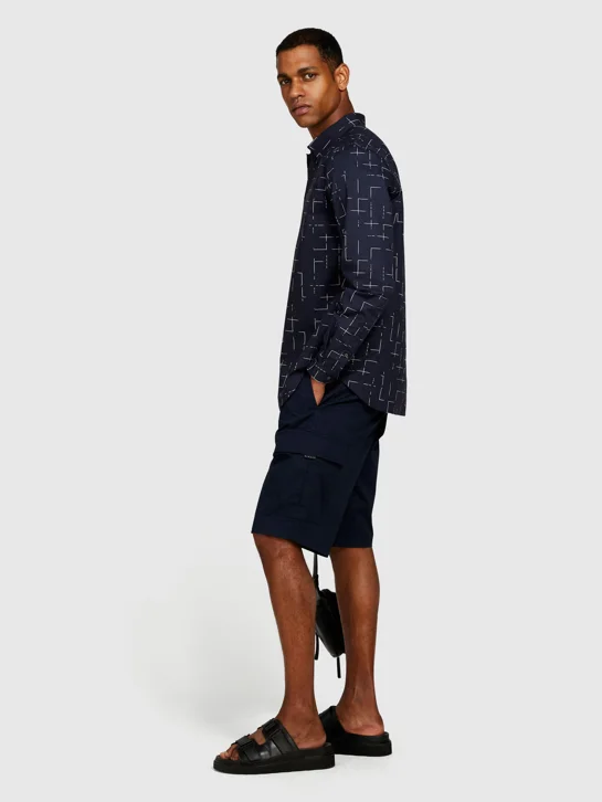 SISLEY Áo Sơ Mi Dài Tay Nam Men Shirt