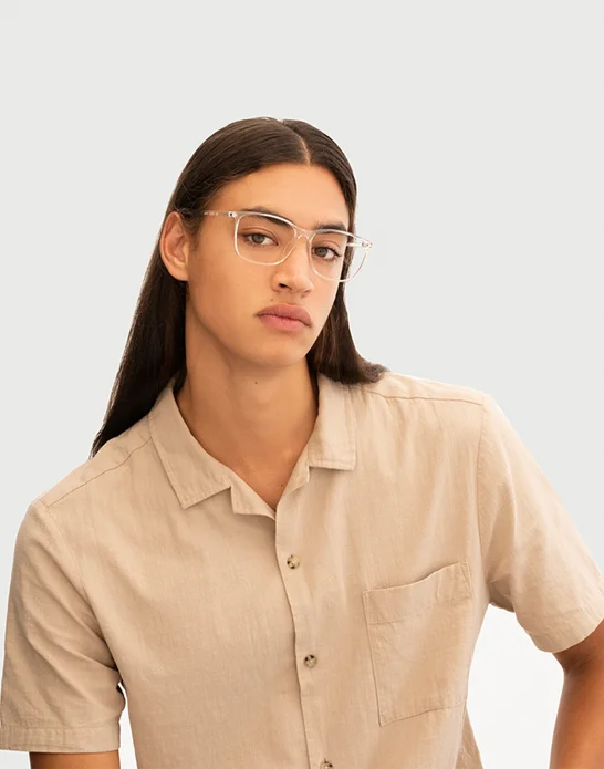 SUNNIES STUDIOS Kính Cận Gọng Vuông Kinley Crystal