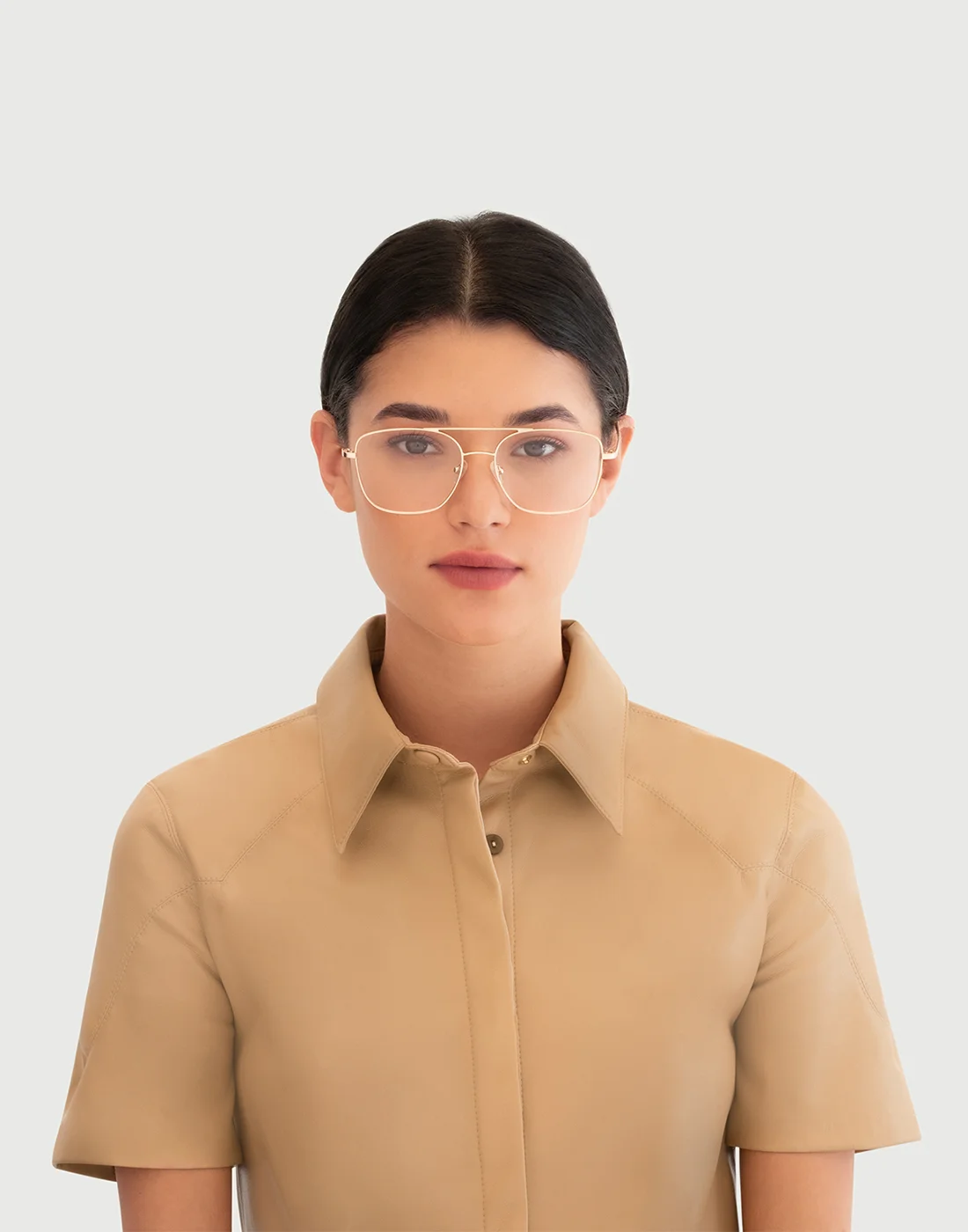 SUNNIES STUDIOS Kính Cận Gọng Phi Công Bruno Gold