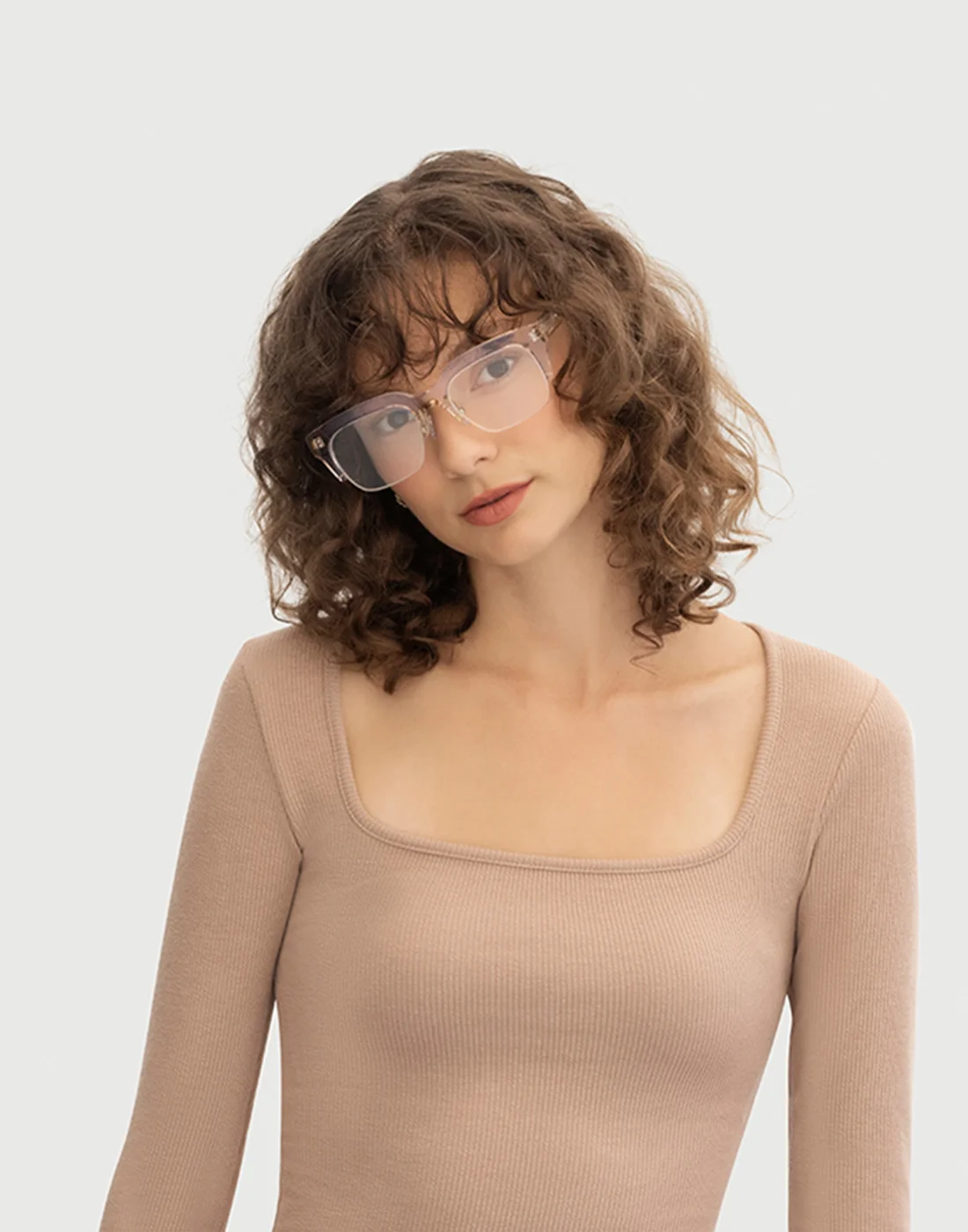 SUNNIES STUDIOS Kính Cận Glenn Pale Nude