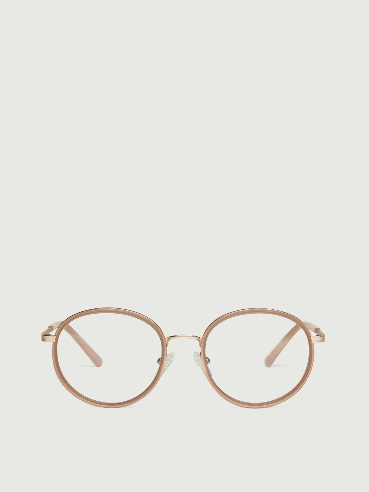 SUNNIES STUDIOS Kính Cận Gọng Tròn Alvaro Toasted Peach
