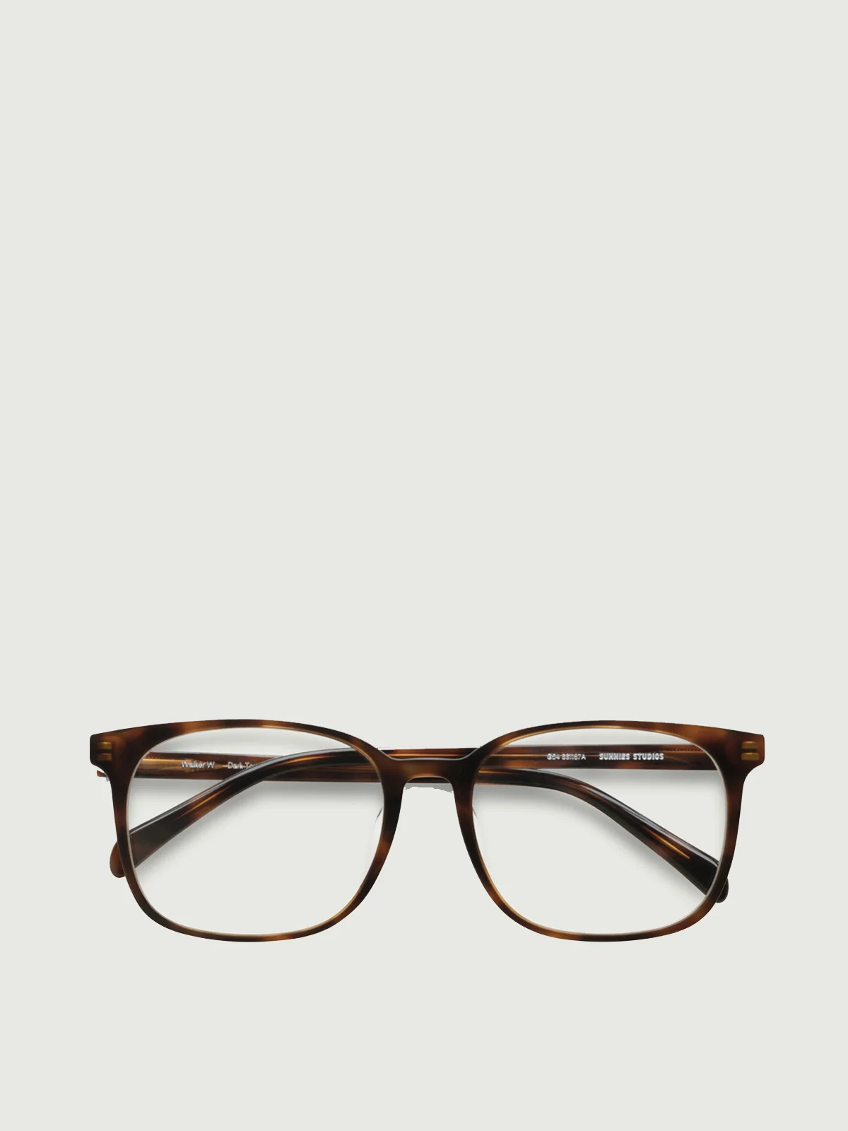 SUNNIES STUDIOS Kính Cận Gọng Vuông Walker Wide Dark Tort