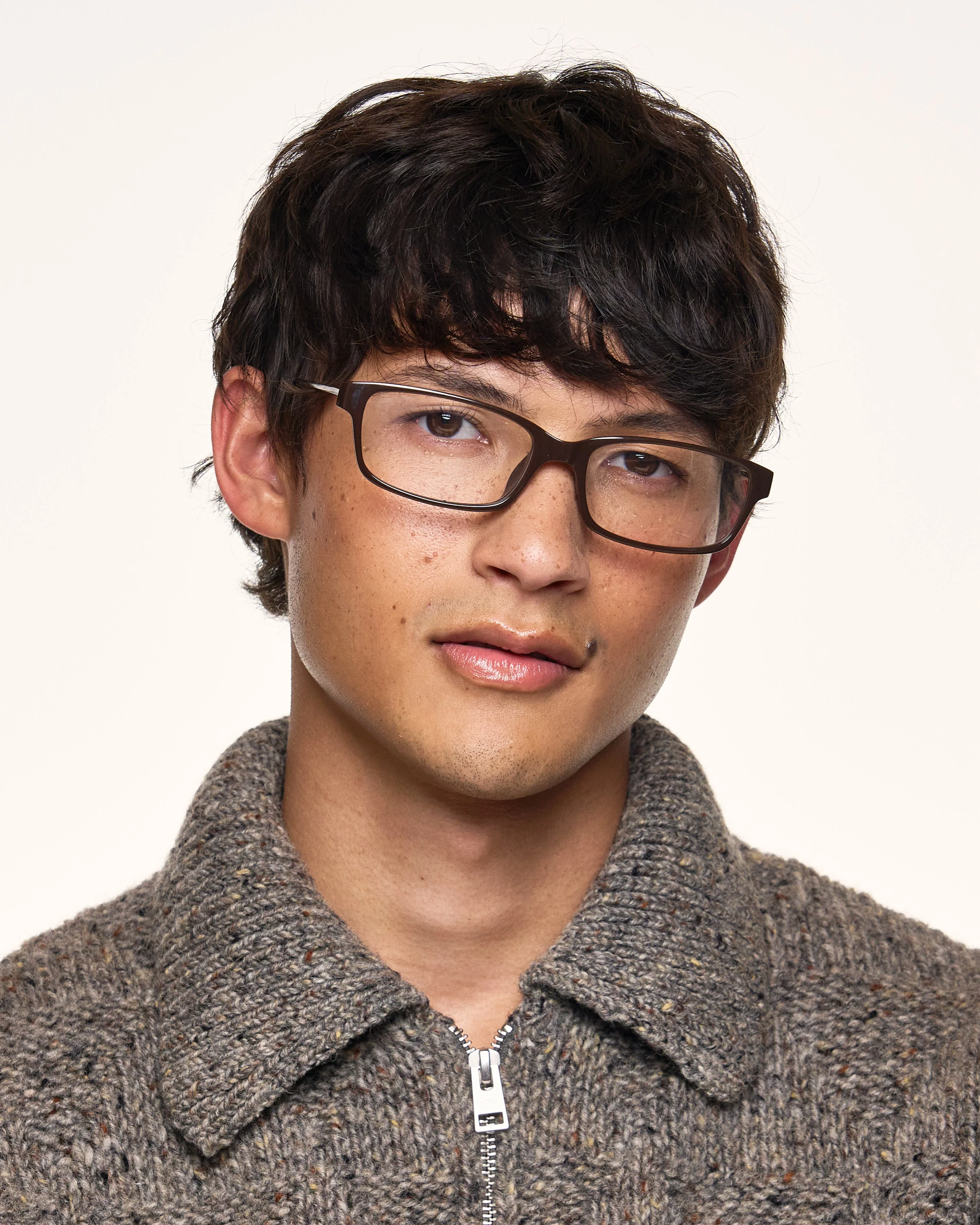 SUNNIES STUDIOS Kính Cận Gọng Chữ Nhật Jones Ganache