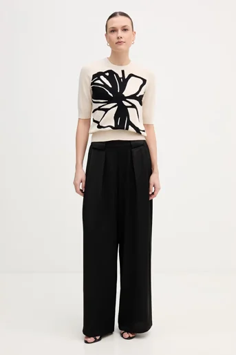 DKNY Áo Len Nữ S/S Graffiti Floral Jcqd Swtr
