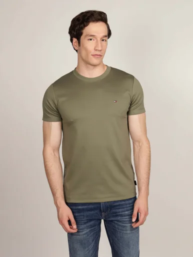 TOMMY HILFIGER Áo Thun Nam Tay Ngắn Luxury Interlock Tee