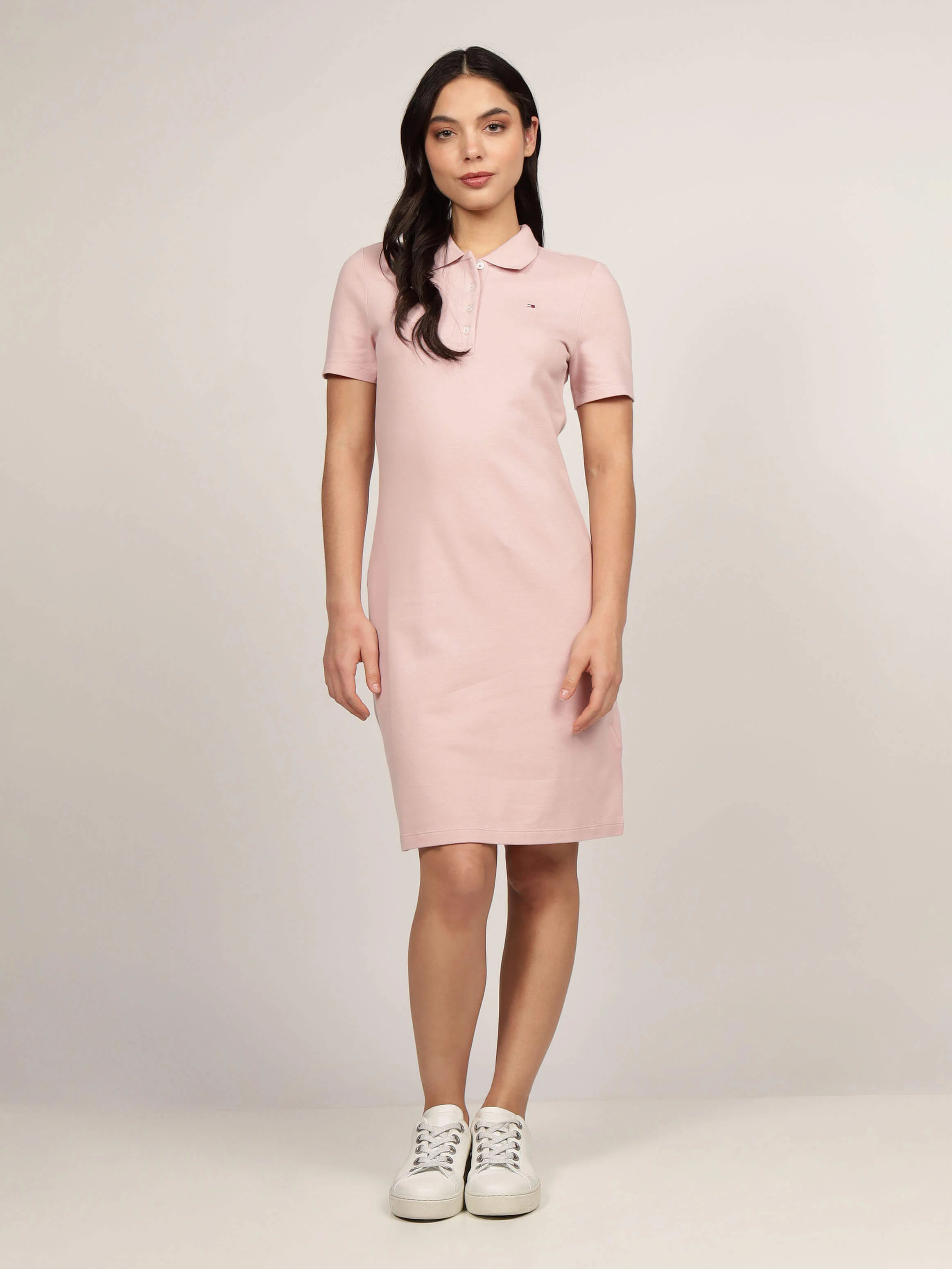 TOMMY HILFIGER Đầm Nữ 1985 Slim Pique Polo Dress SS