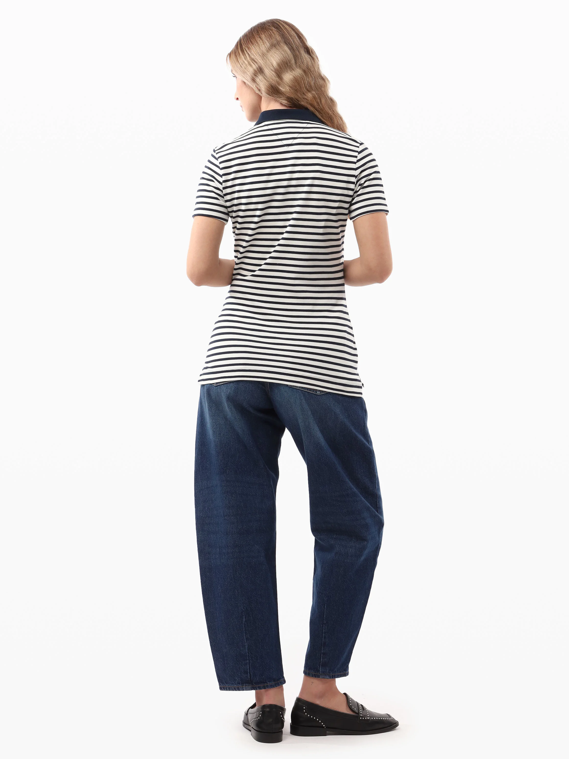 TOMMY HILFIGER Áo Polo Nữ Tay Ngắn Heritage S/S Slim Pique Polo