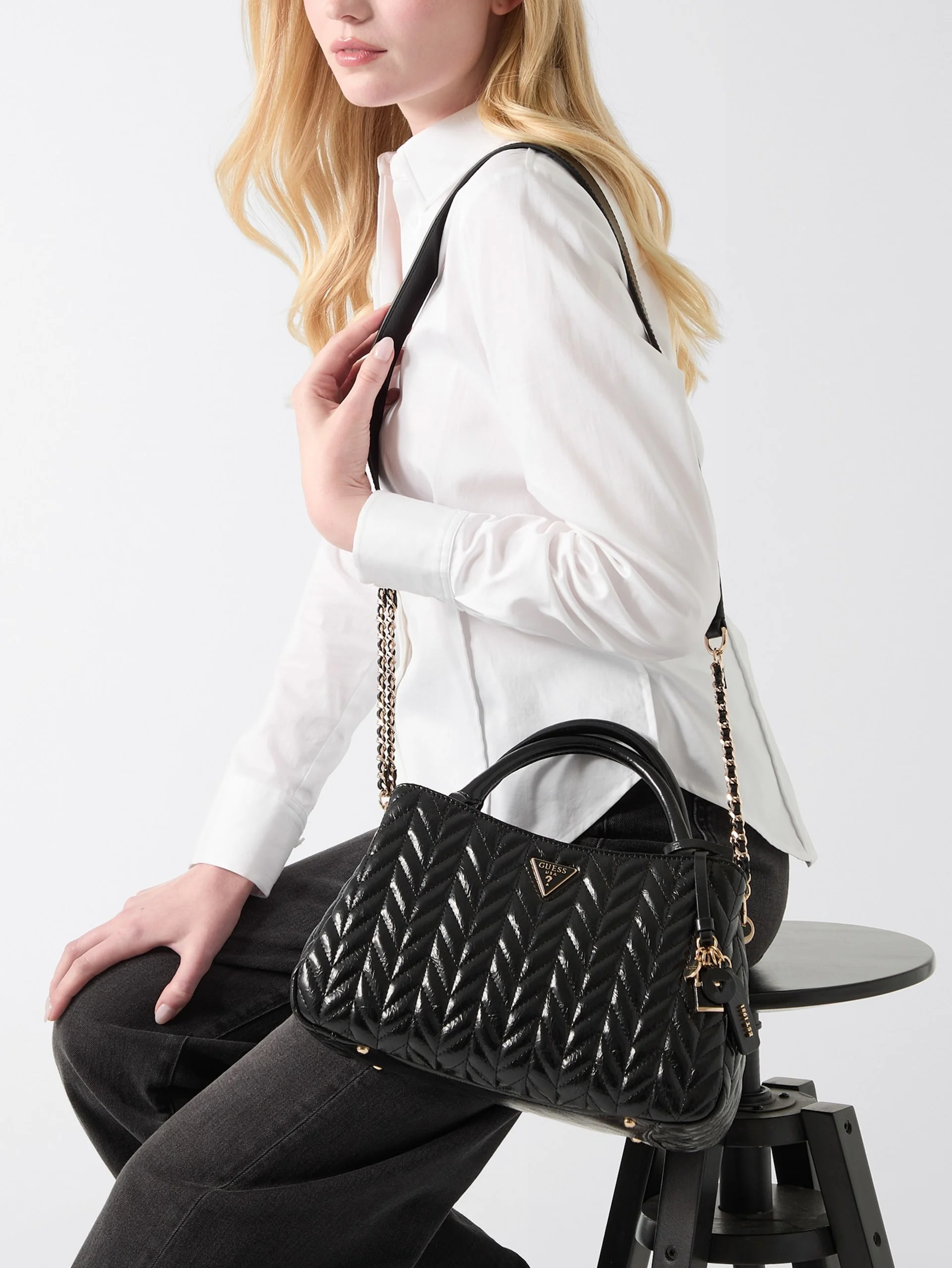 GUESS HANDBAG Túi Xách Nữ - Cheryl Triple Comp Satchel