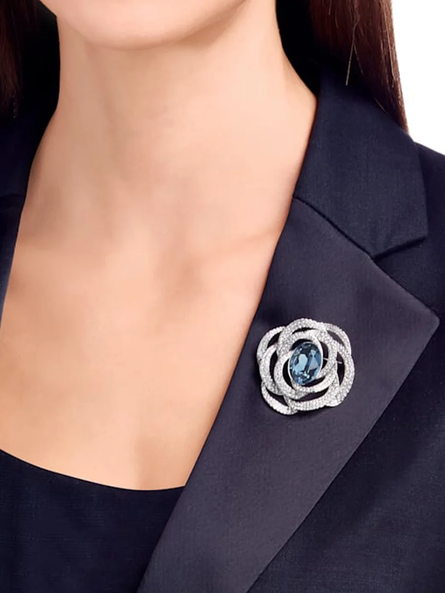 SWAROVSKI Cài Áo Barrett:Brooch Mont/Cry/Rhs