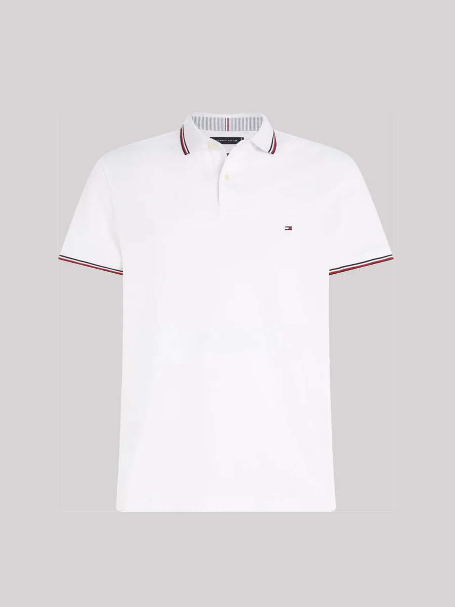TOMMY HILFIGER Áo Polo Nam Tay Ngắn IM 1985 RWB Tipped Regular POL