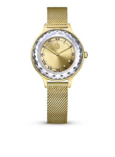 SWAROVSKI Đồng Hồ Octea Nova, Swiss Made, Metal Bracelet, Gold Tone, Gold-Tone Finish