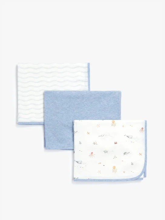 mothercare Bộ 3 chăn bé trai