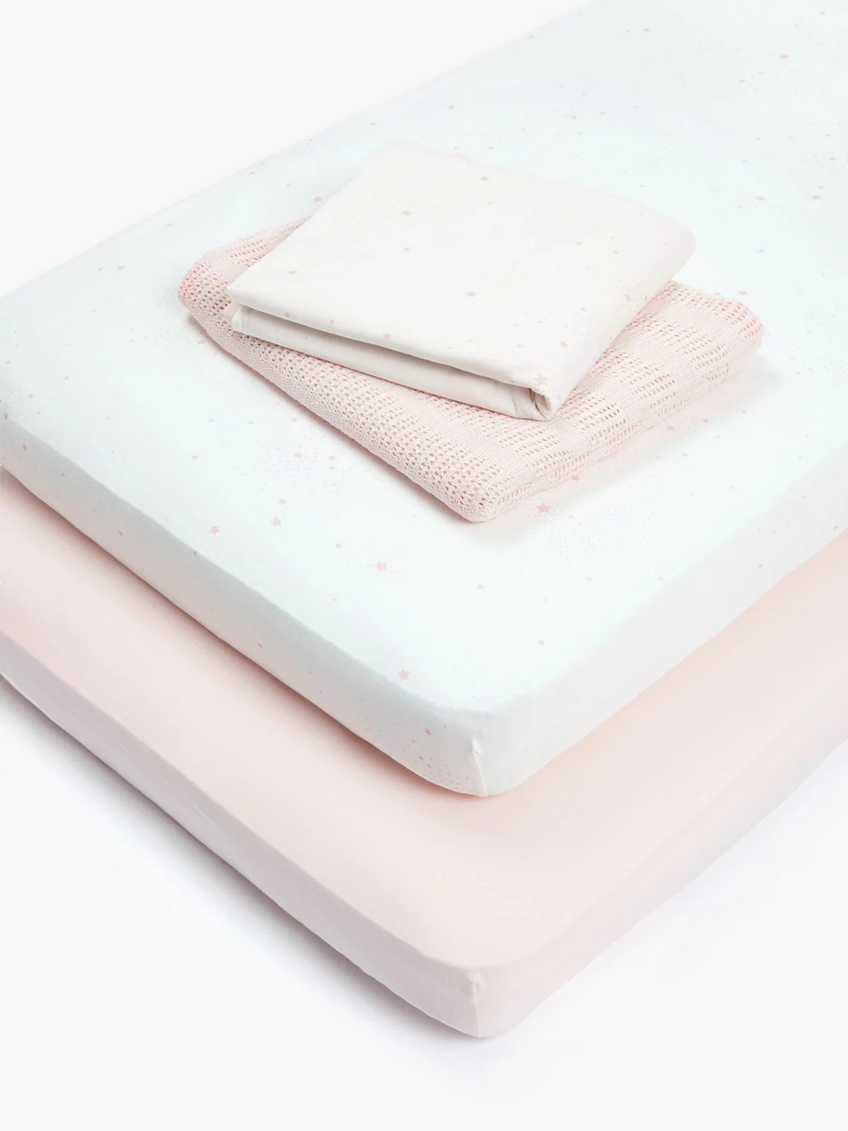mothercare Set 2 tấm chăn phủ giường, 1 chăn lỗ, 1 chăn dệt kim