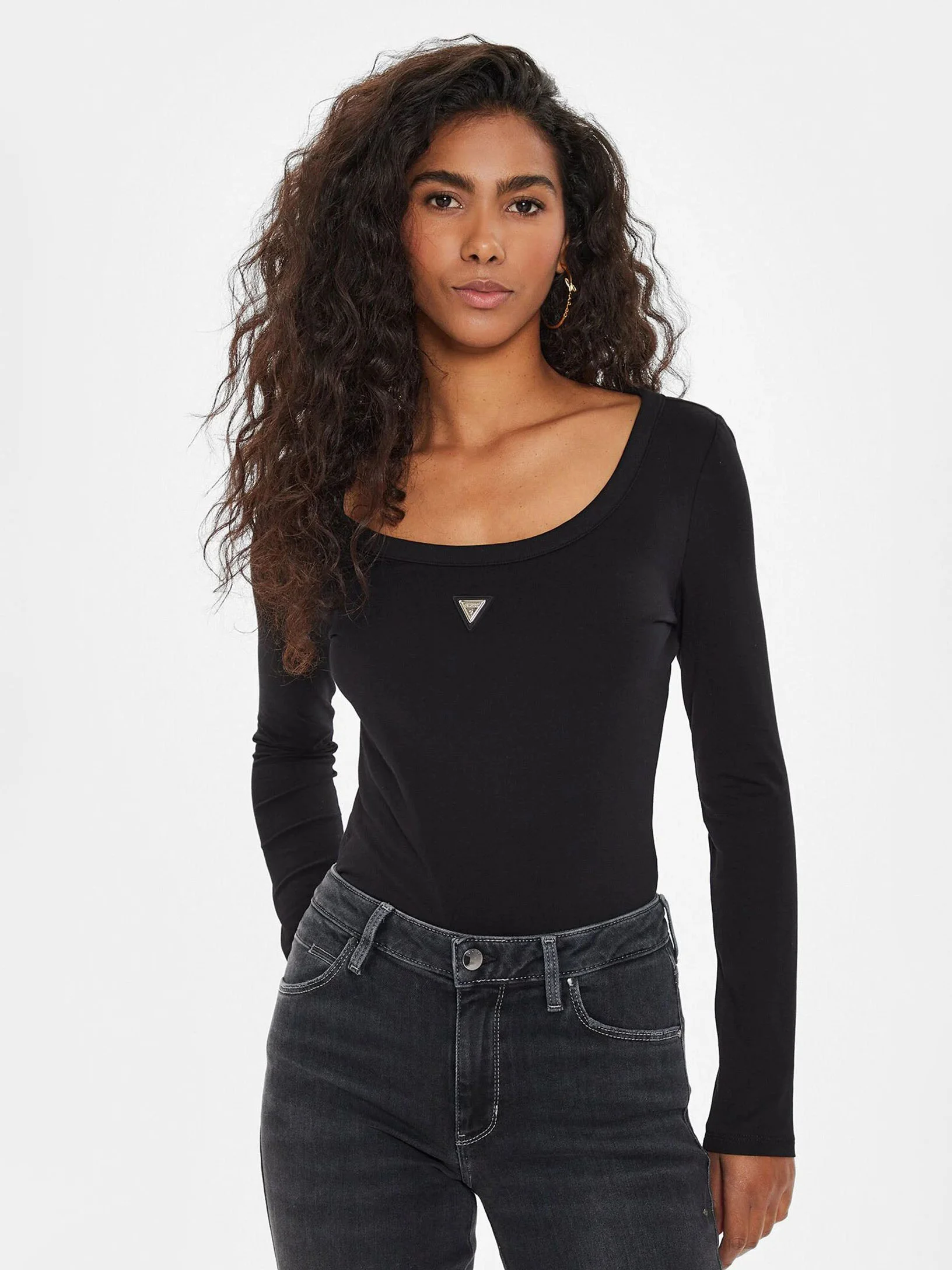 GUESS ATHLEISURE Áo Thun Kiểu Thể Thao Nữ - Colette Ls Bodysuit