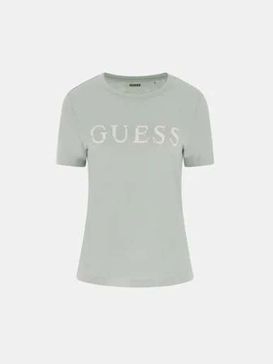 GUESS ATHLEISURE Áo Thun Kiểu Thể Thao Nữ-Clelia Ss T-Shirt