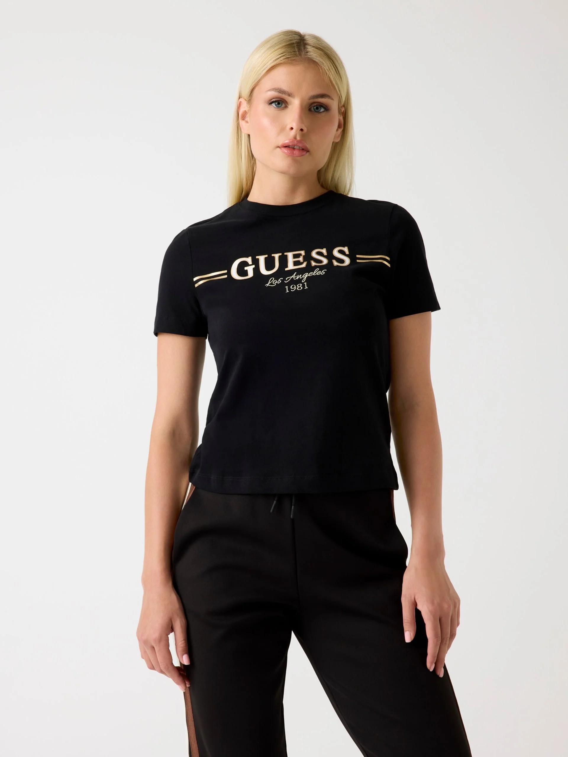 GUESS ATHLEISURE Áo Thun Kiểu Thể Thao Nữ-Bibia Ss T-Shirt