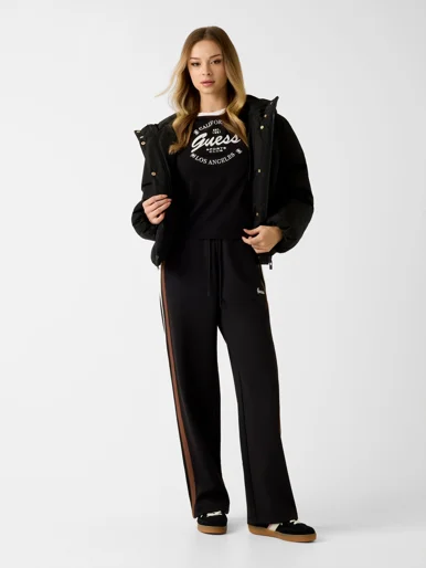 GUESS ATHLEISURE Áo Khoác Kiểu Thể Thao Nữ-4G Boxy Puffer Jacke