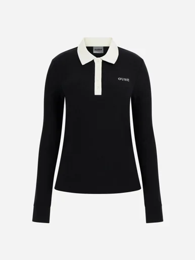 GUESS ATHLEISURE Áo Polo Kiểu Thể Thao Nữ - Fabia Ls Polo
