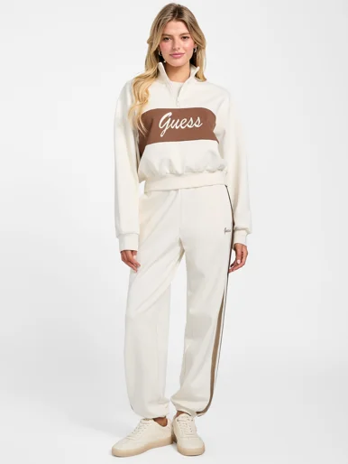 GUESS ATHLEISURE Áo Nỉ Kiểu Thể Thao Nữ - Fabia Half-Zip Sweatshirt