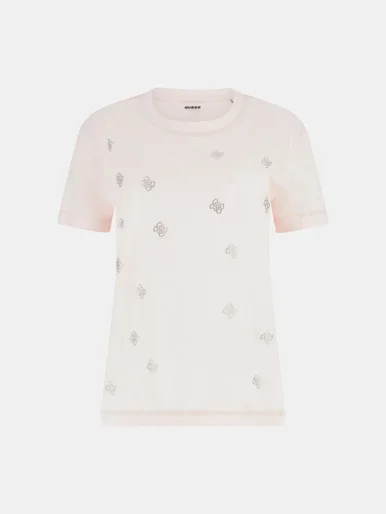 GUESS ATHLEISURE Áo Thun Kiểu Thể Thao Nữ - Chrysanta Cn T-Shirt