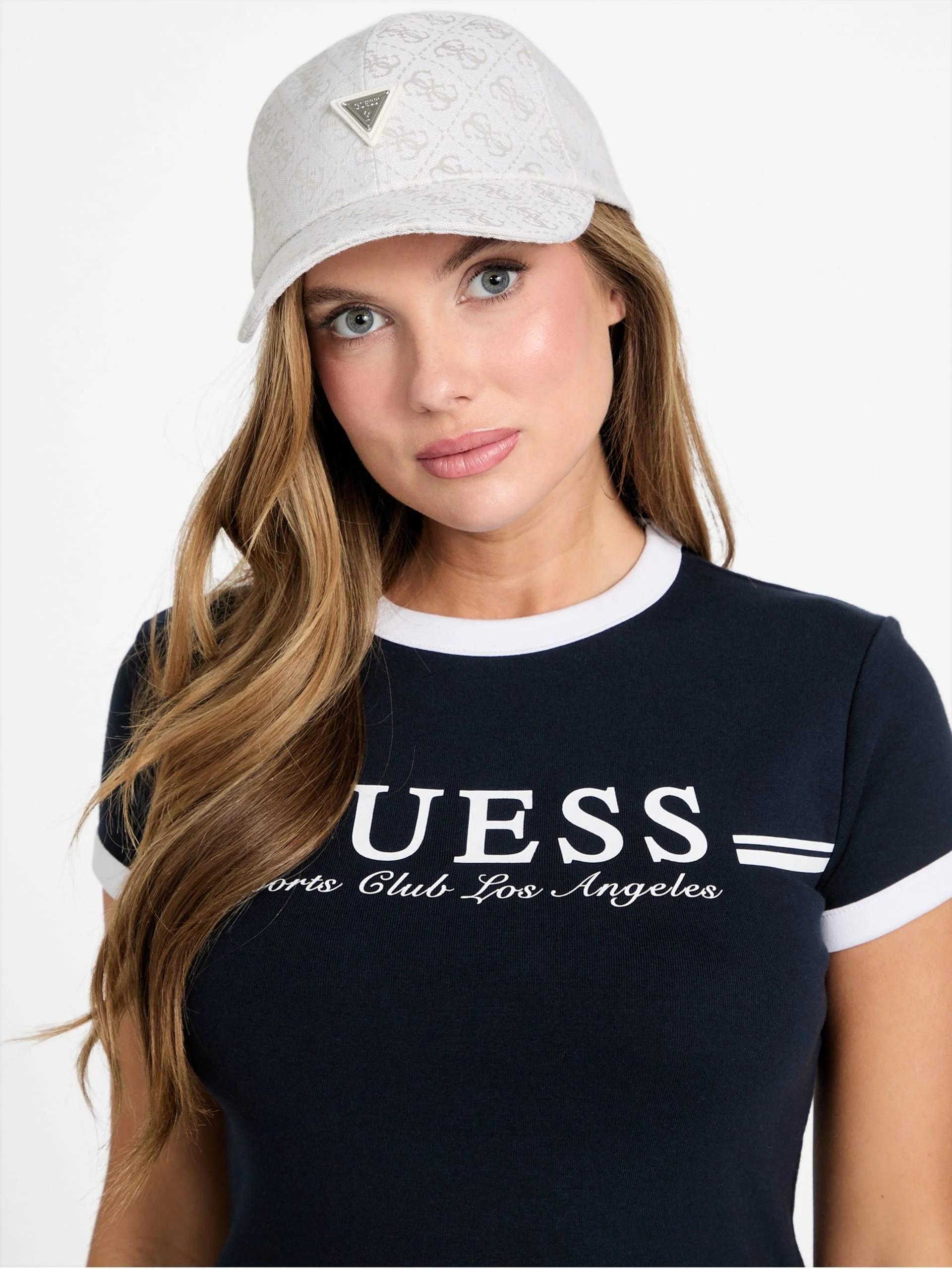 GUESS ATHLEISURE Nón Kiểu Thể Thao Nữ - Logo Baseball Cap