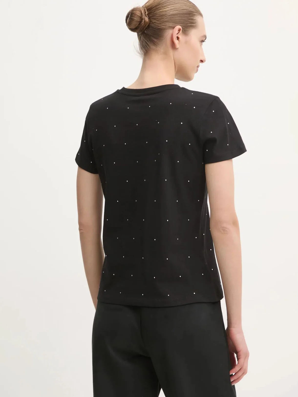 GUESS ATHLEISURE Áo Thun Kiểu Thể Thao Nữ - Rhinestones Ss T-Shirt