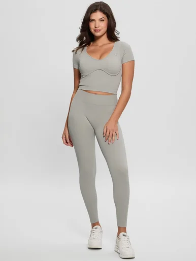 GUESS ATHLEISURE Áo Thun Kiểu Thể Thao Nữ - Martina Seamless Ss Top