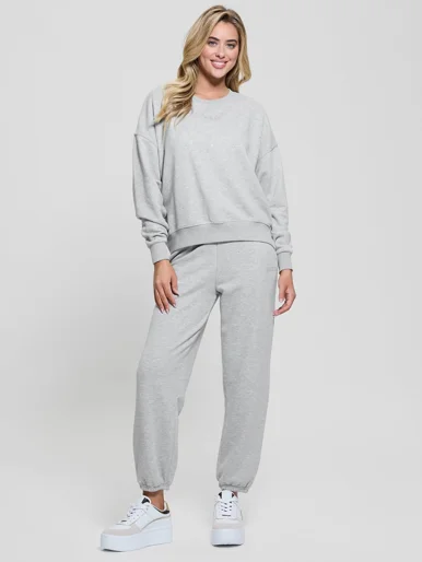 GUESS ATHLEISURE Áo Nỉ Kiểu Thể Thao Nữ Rhinestones Cn Sweatshirt