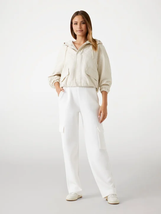 GUESS ATHLEISURE Áo Khoác Kiểu Thể Thao Nữ - Peony Aop Full Zip Jacket