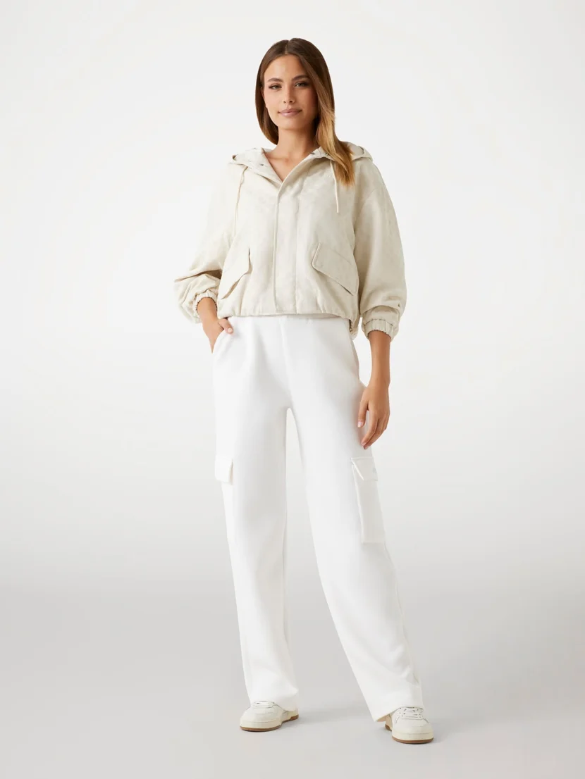 GUESS ATHLEISURE Áo Khoác Kiểu Thể Thao Nữ - Peony Aop Full Zip Jacket