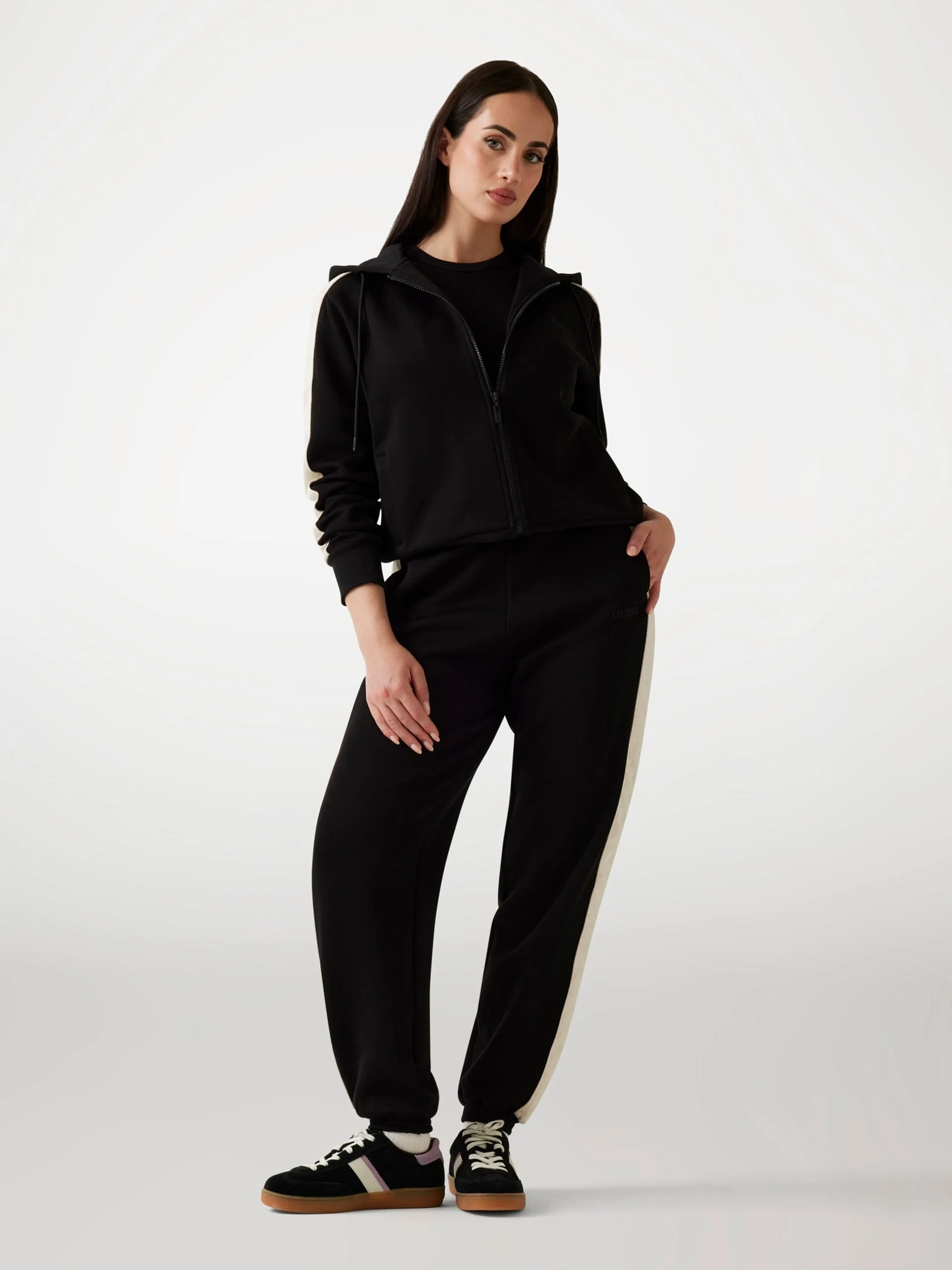 GUESS ATHLEISURE Áo Nỉ Kiểu Thể Thao Nữ - Maryella Full Zip Sweatshirt