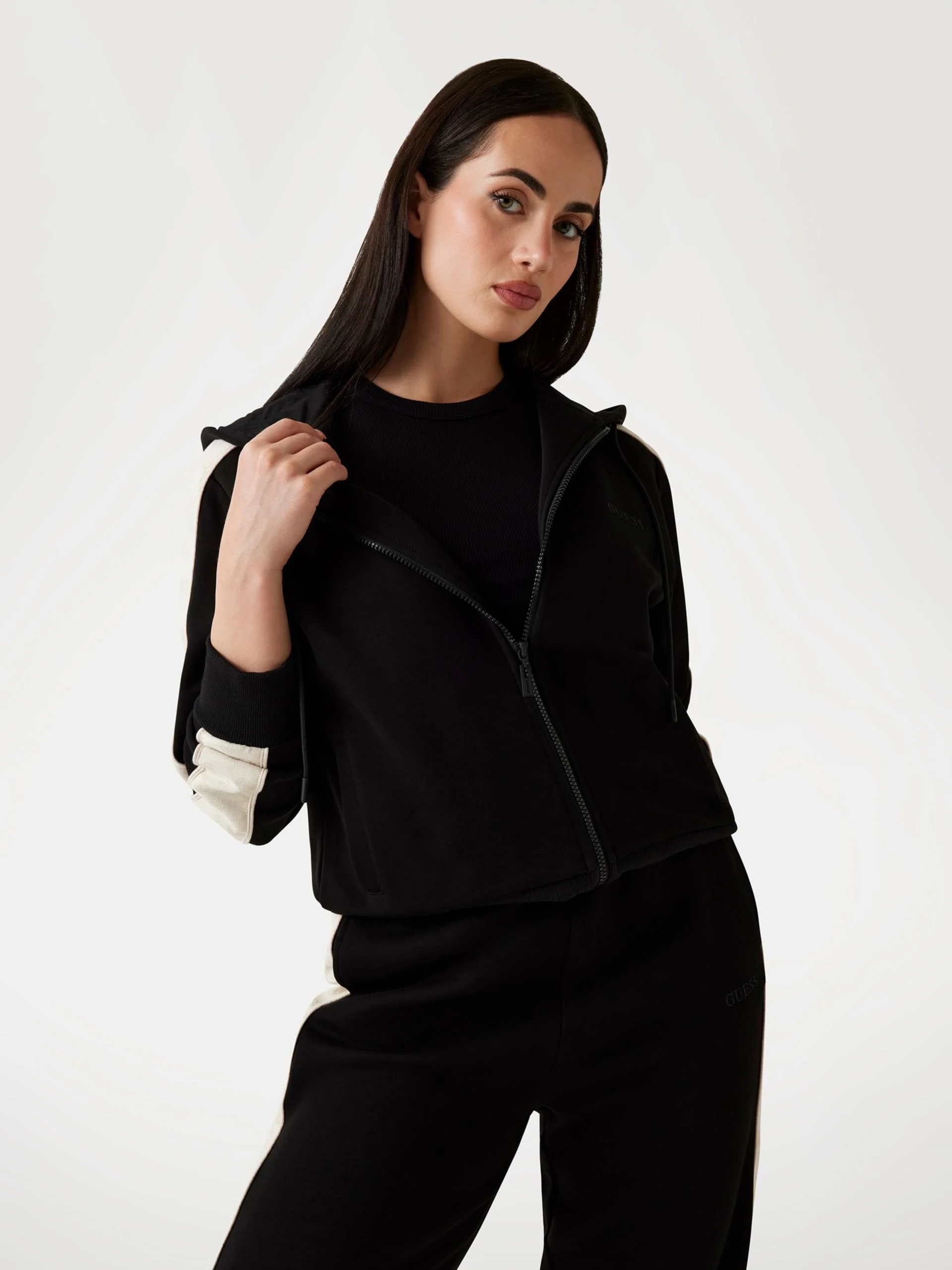 GUESS ATHLEISURE Áo Nỉ Kiểu Thể Thao Nữ - Maryella Full Zip Sweatshirt
