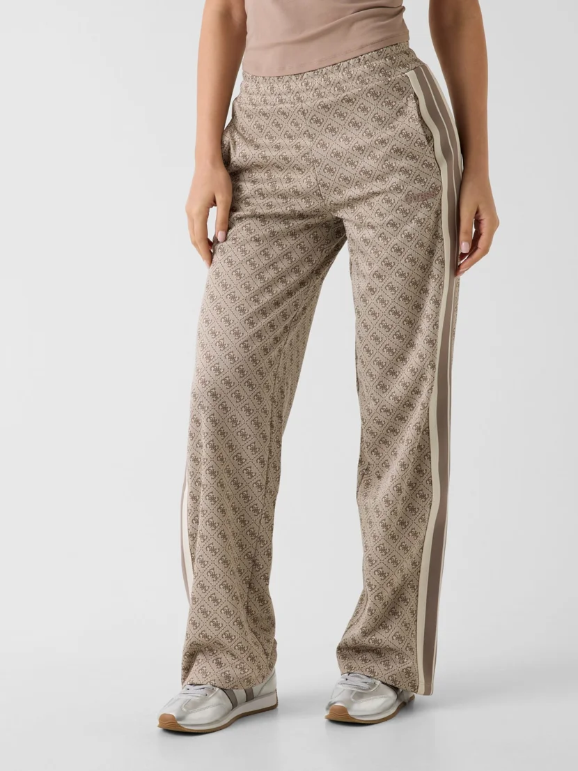 GUESS ATHLEISURE Quần Dài Kiểu Thể Thao Nữ - 4G Jacquard Straight Leg Pants