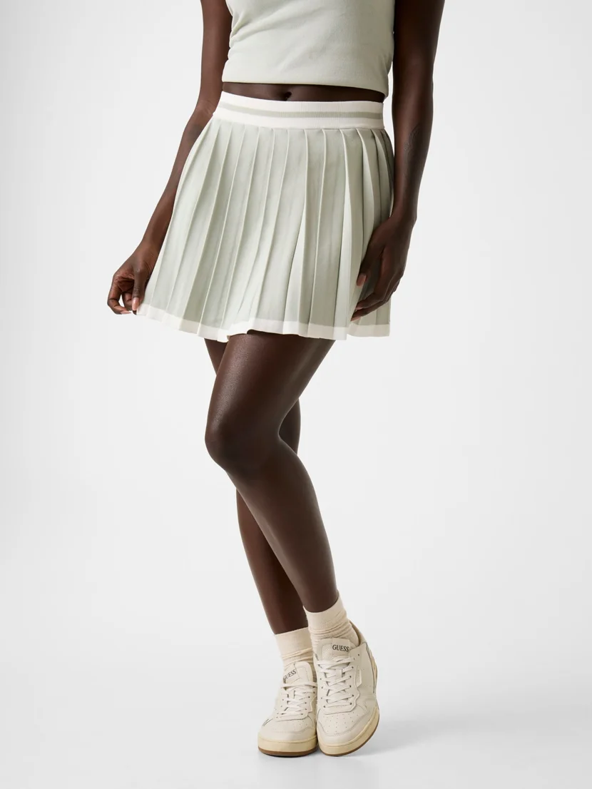 GUESS ATHLEISURE Chân Váy Kiểu Thể Thao Nữ - Gabry Pleated Skirt Swtr