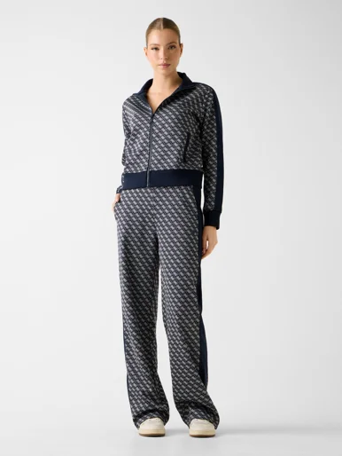 GUESS ATHLEISURE Quần Dài Kiểu Thể Thao Nữ - Maya 4G Wide Leg Pants