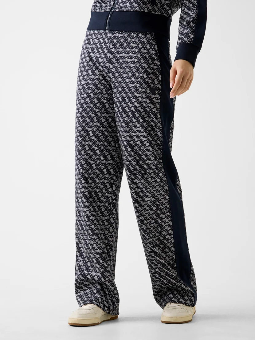 GUESS ATHLEISURE Quần Dài Kiểu Thể Thao Nữ - Maya 4G Wide Leg Pants