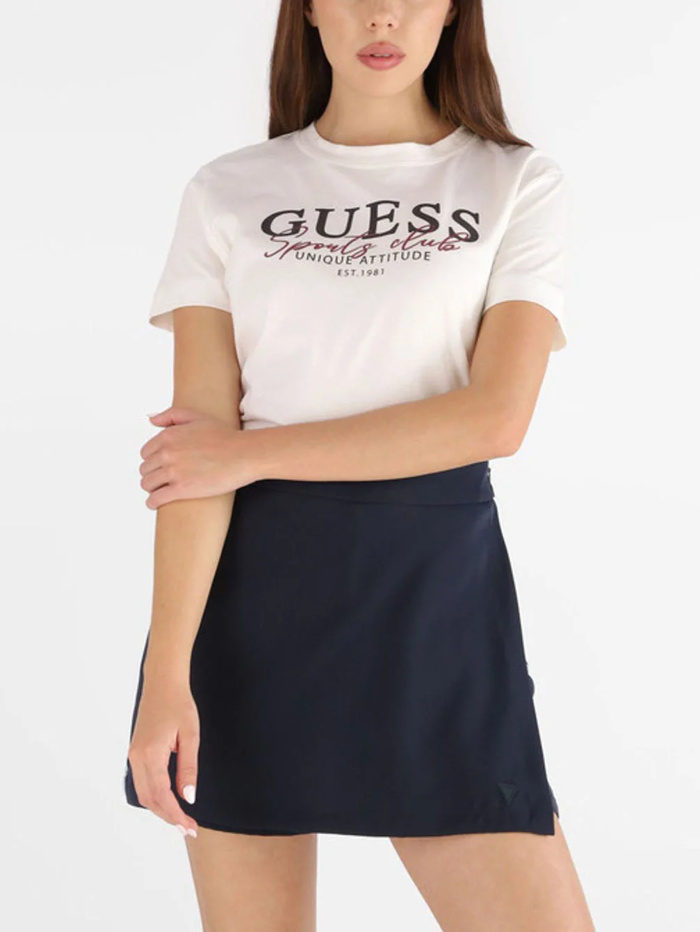 GUESS ATHLEISURE Áo Thun Kiểu Thể Thao Nữ - Artemisia Cn Ss T-Shirt