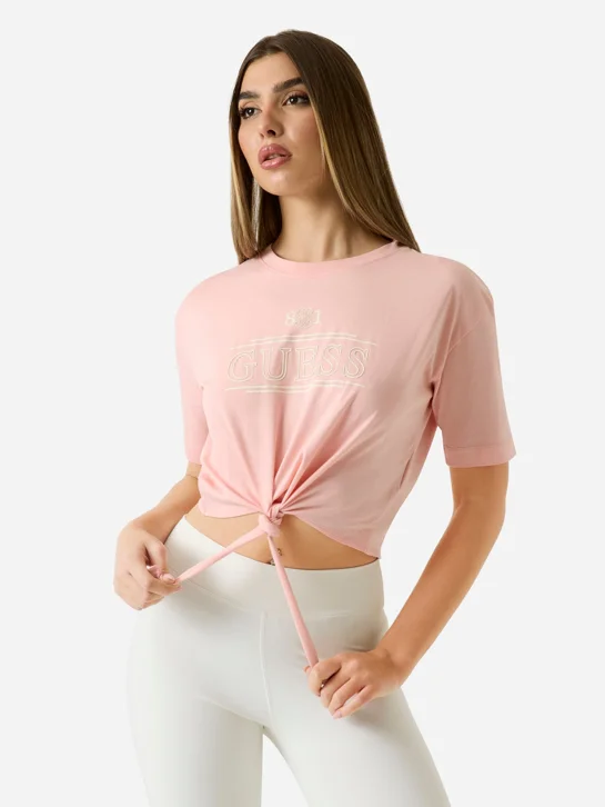 GUESS ATHLEISURE Áo Thun Kiểu Thể Thao Nữ - Martina Cn Ss T-Shirt
