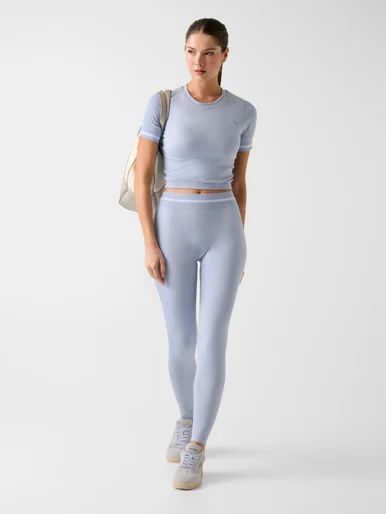 GUESS ATHLEISURE Áo Thun Kiểu Thể Thao Nữ - Pepi 4G Seamless Ss Top