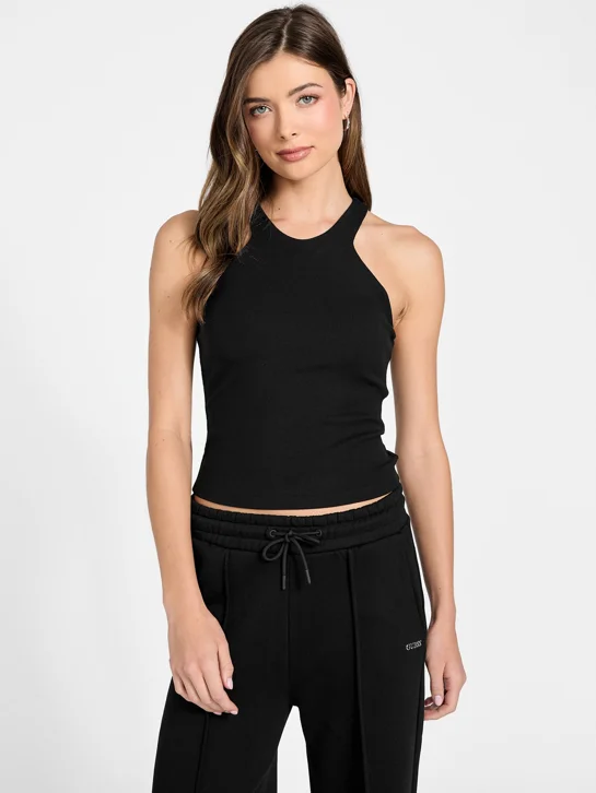 GUESS ATHLEISURE Áo Thun Kiểu Thể Thao Nữ - Nat Rib Bra Tank