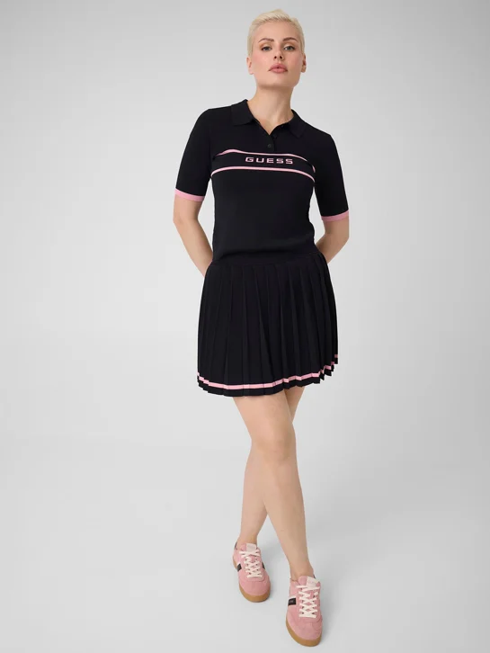 GUESS ATHLEISURE Chân Váy Kiểu Thể Thao Nữ - Meissa Pleated Skirt Swtr