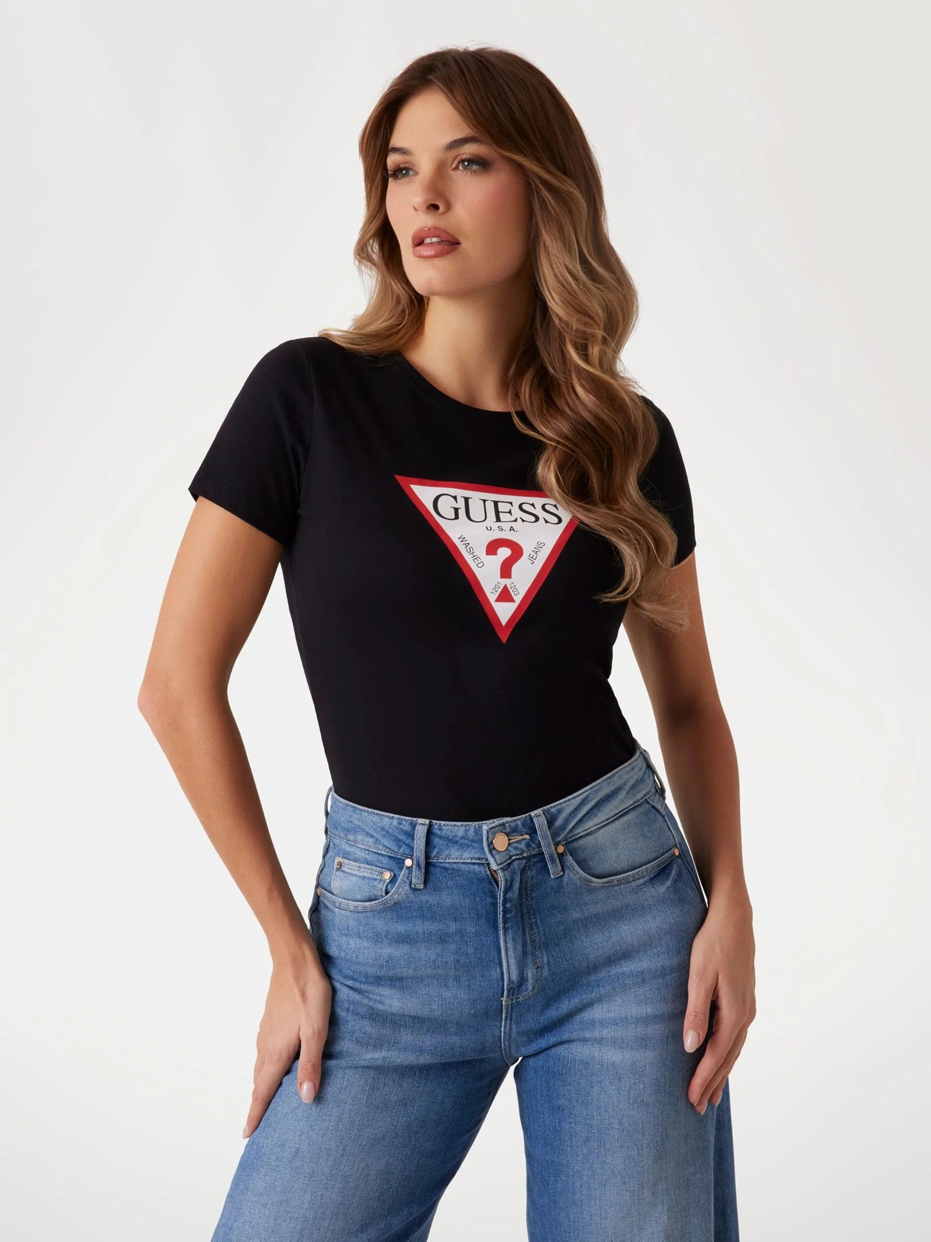 GUESS WOMAN Áo Thun Nữ - Ss Cn Original Tee