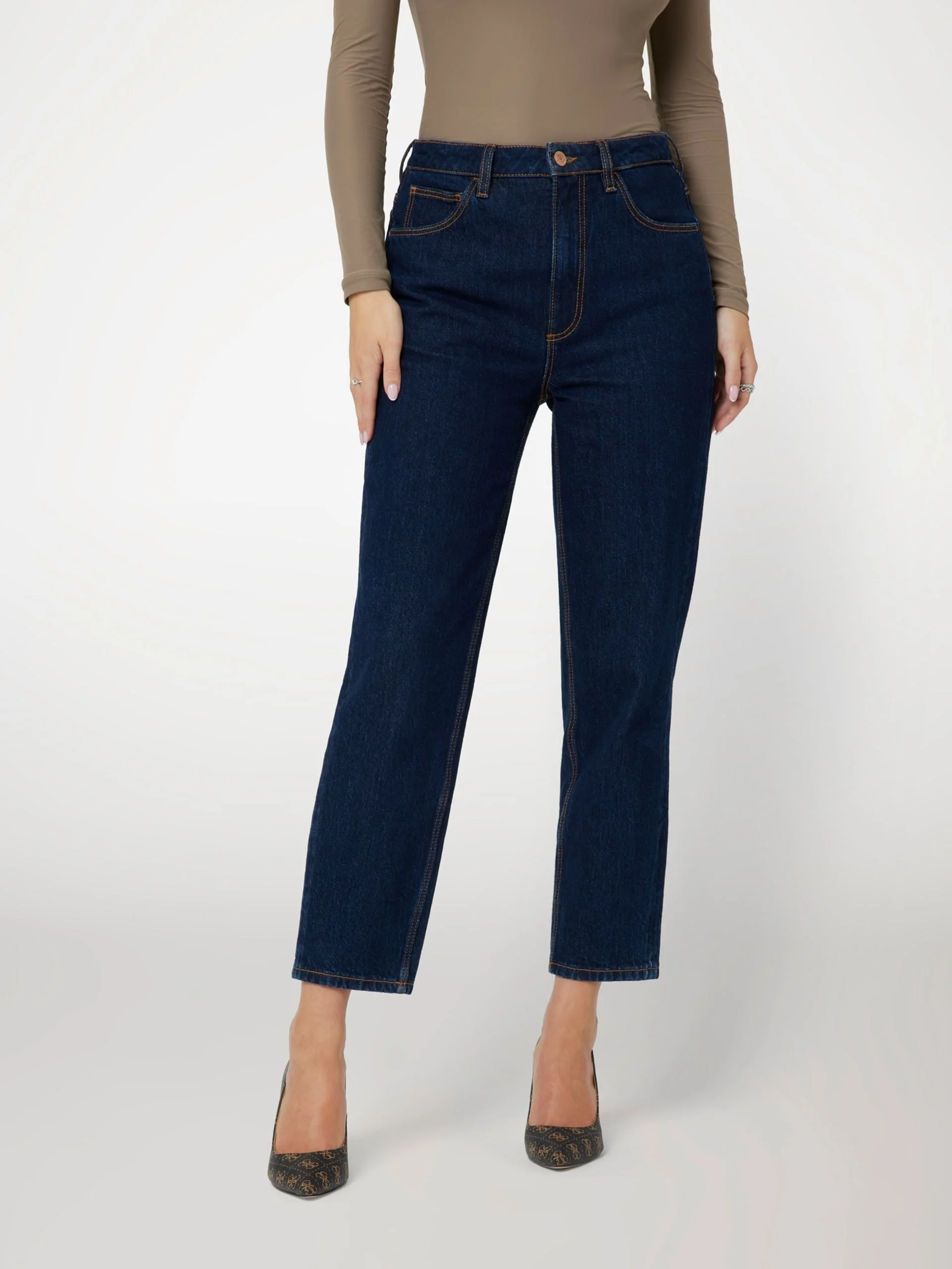 GUESS WOMAN Quần Jeans Nữ - Mom Jean