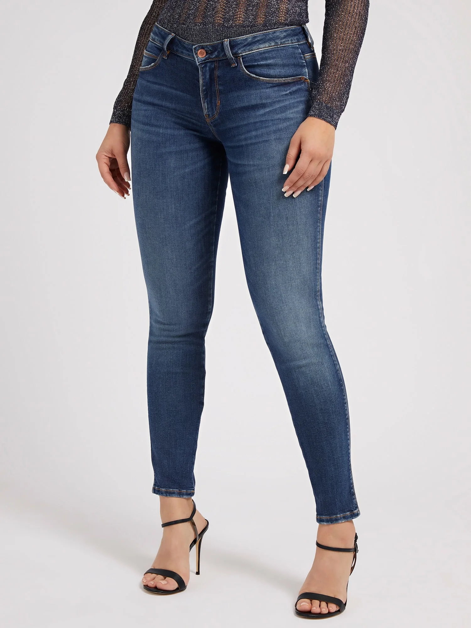 GUESS WOMAN Quần Dài Jeans Nữ - Curve X