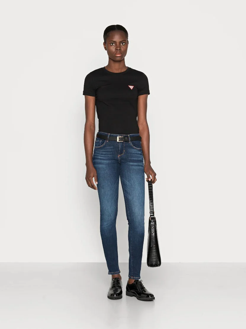 GUESS WOMAN Áo Thun Nữ - Ss Cn Mini Triangle Tee